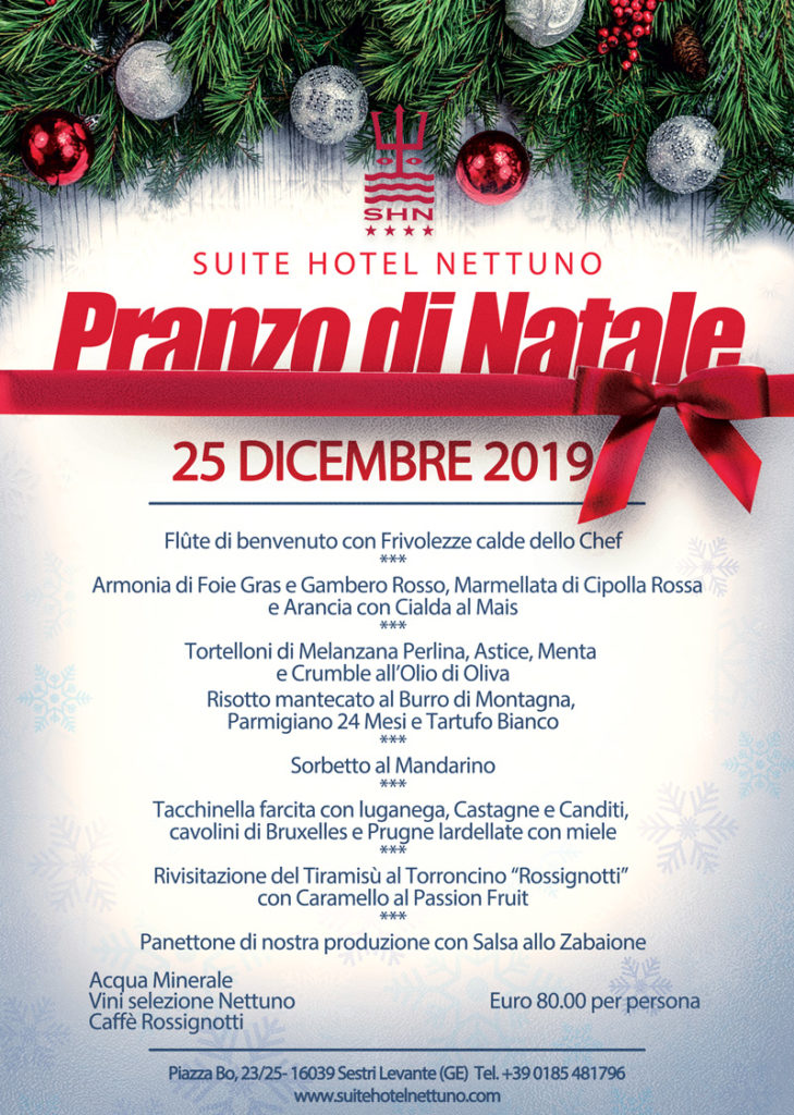 Pranzo di Natale 2019! Ti aspettiamo per assaporare i piatti unici del nostro Chef in un ambiente unico ed elegante!